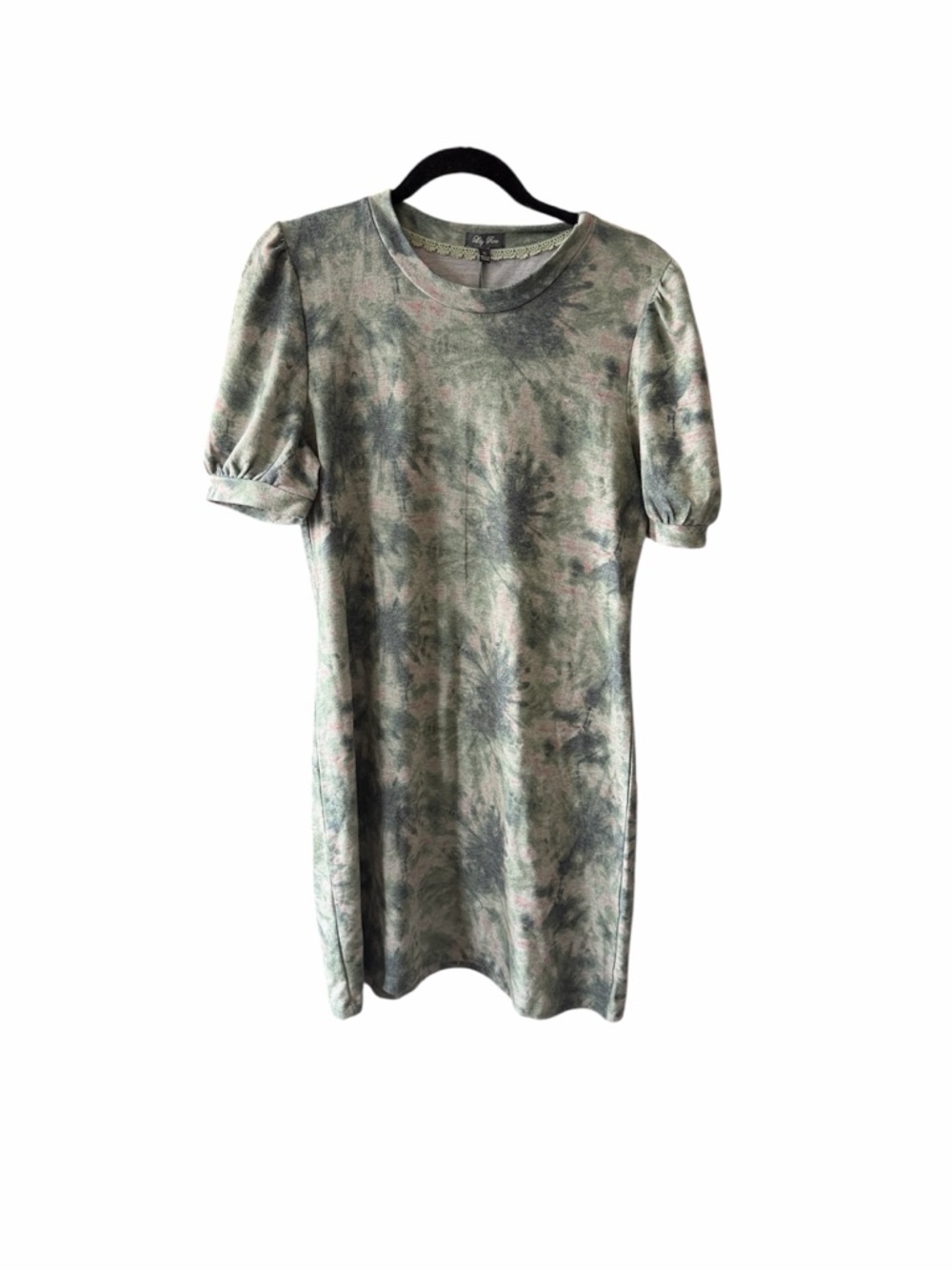 Lily rose Green Tie-Dye Short Sleeve dress size XL
